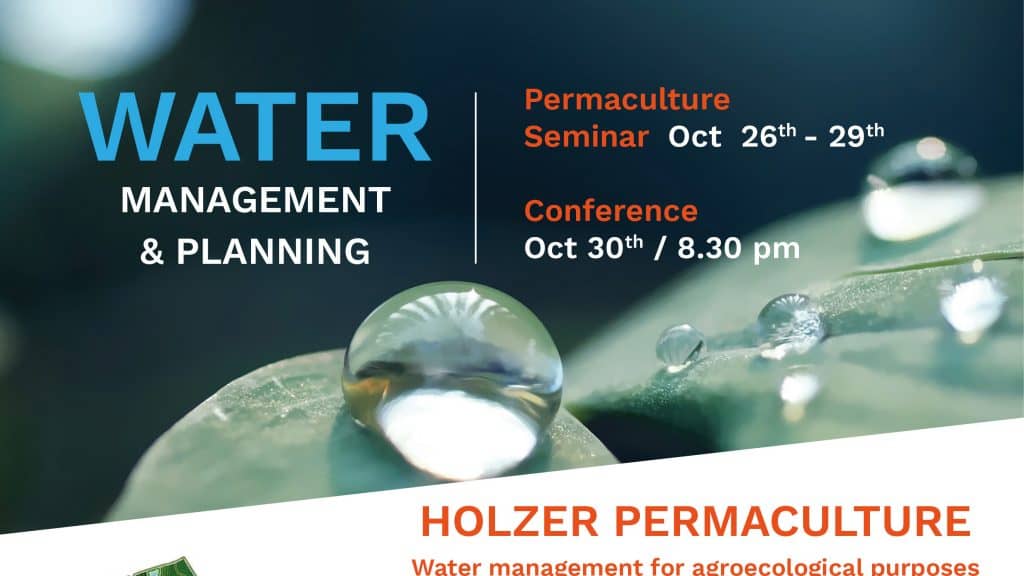HOLZER PERMACULTURE  Water management for agroecological purposes