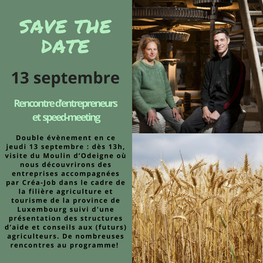 Moulin d’Odeigne : rencontre d’entrepreneurs et speed-meeting