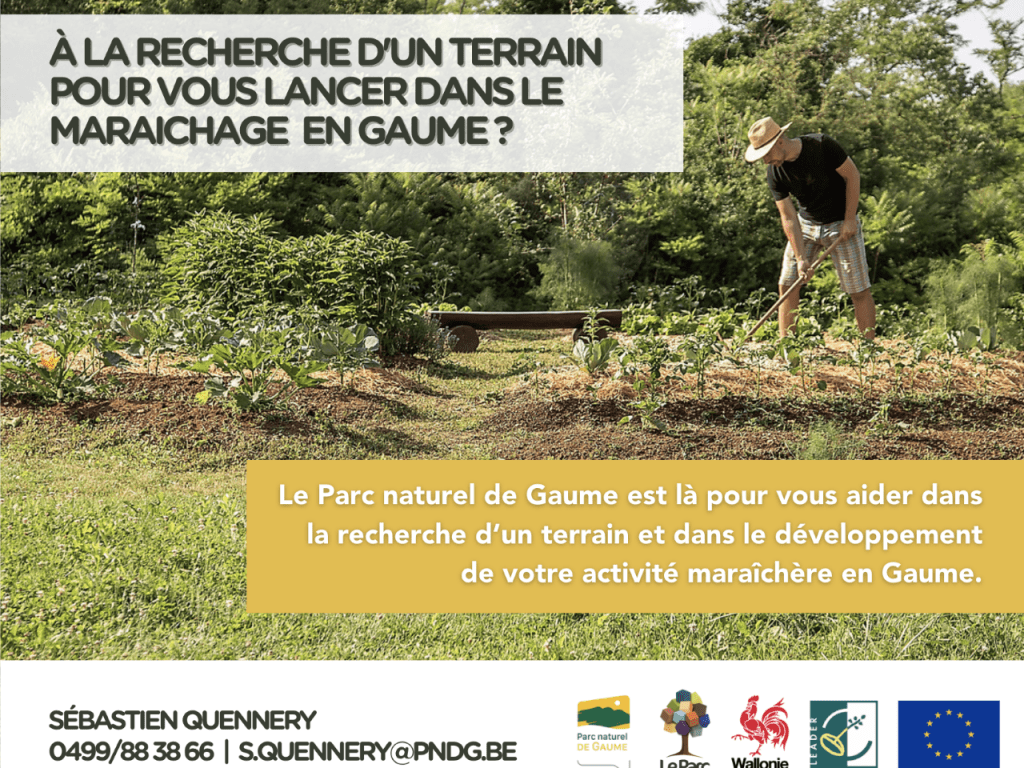 Des terrains dédiés au maraîchage en Gaume