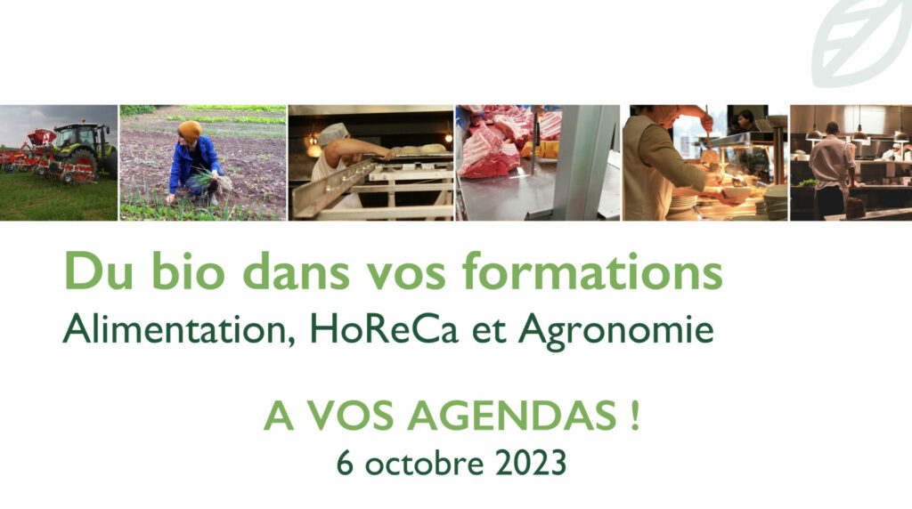 Rencontre annuelle des enseignant·e·s et formateur·rice·s en alimentation, HoReCa et agronomie