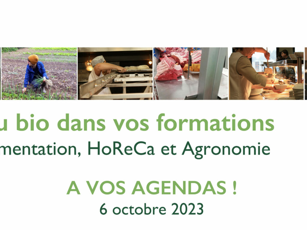 Rencontre annuelle des enseignant·e·s et formateur·rice·s en alimentation, HoReCa et agronomie