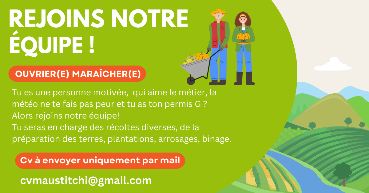Ouvrier agricole (H/F/X)