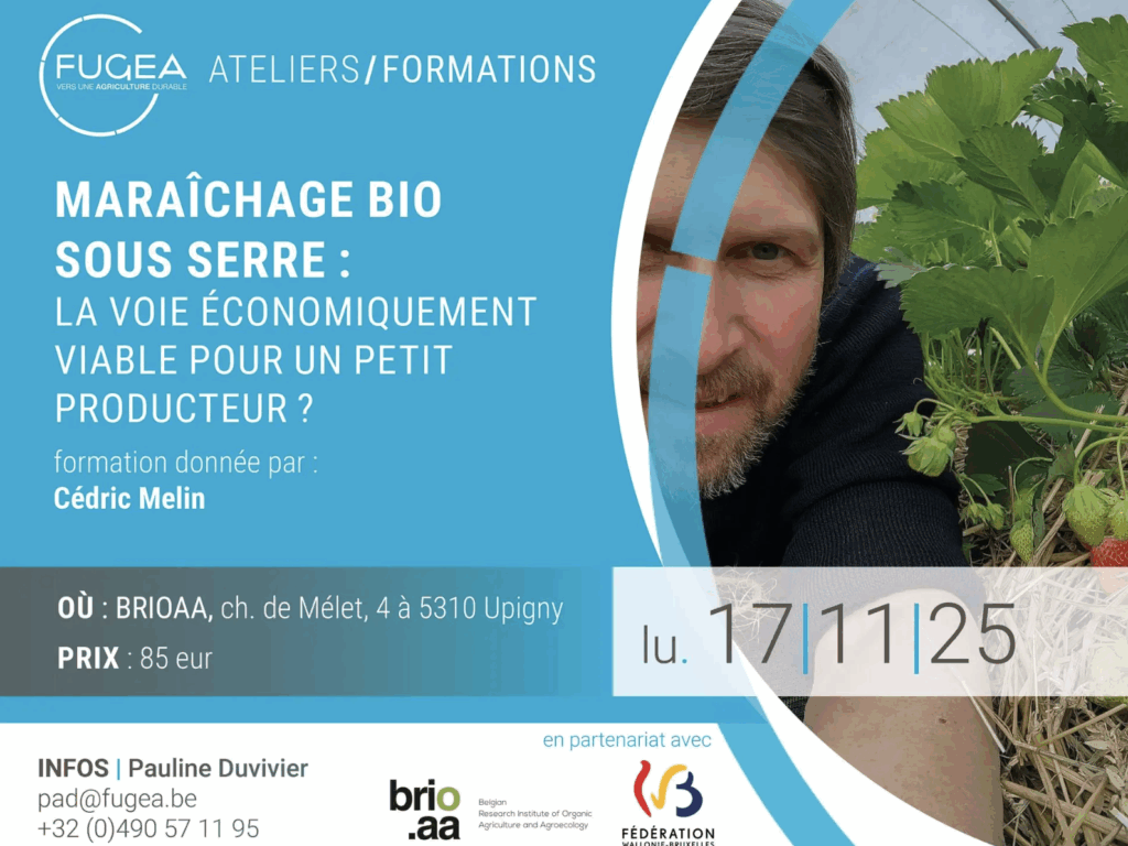 Formation maraîchage bio sous serre - FUGEA-2025