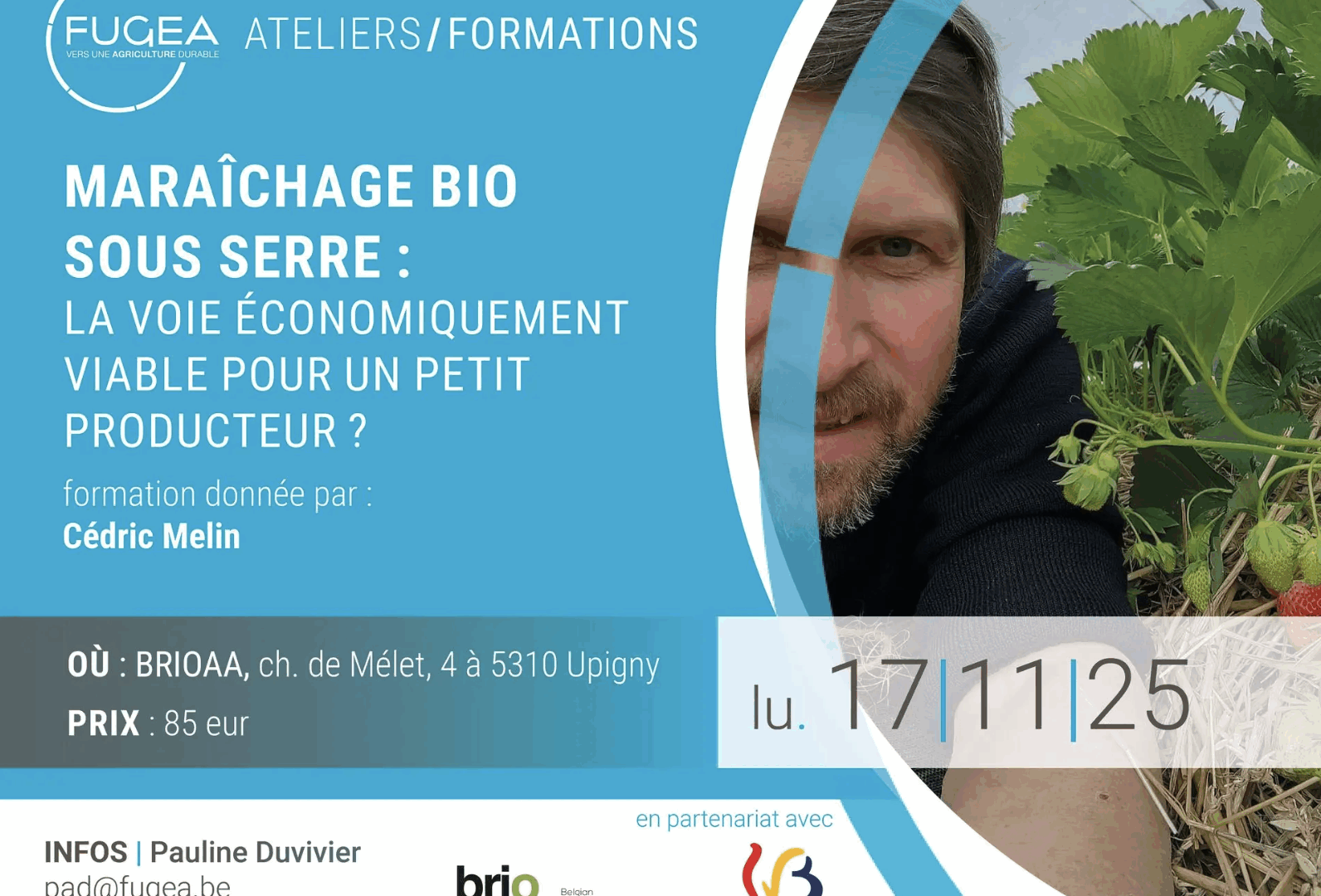 Formation maraîchage bio sous serre - FUGEA-2025