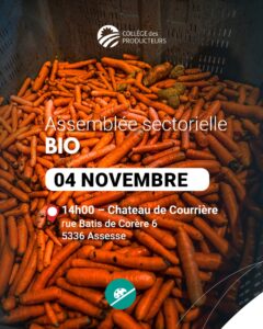 Assemblée sectorielle bio 4/11/2025