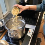 Test de temps de cuisson selon les types de mouture et les variétés chez Biowallonie