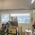 Visite des ateliers de fabrication des moulins Astréia à Péronnas