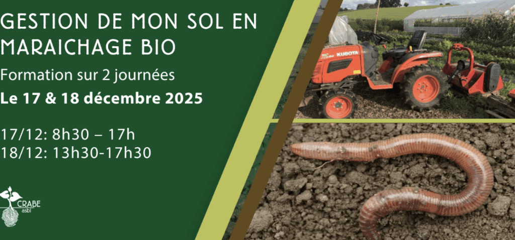 Formation courte: Gestion de mon sol en maraichage bio